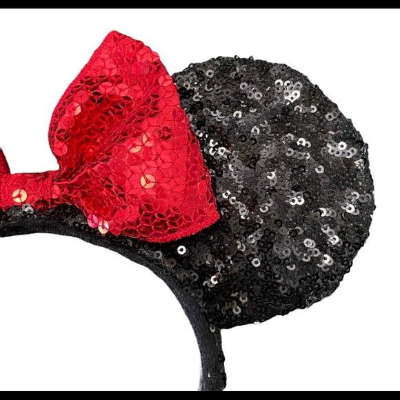 Disney Minnie Mouse ears headband sequin - Picture 3 of 3